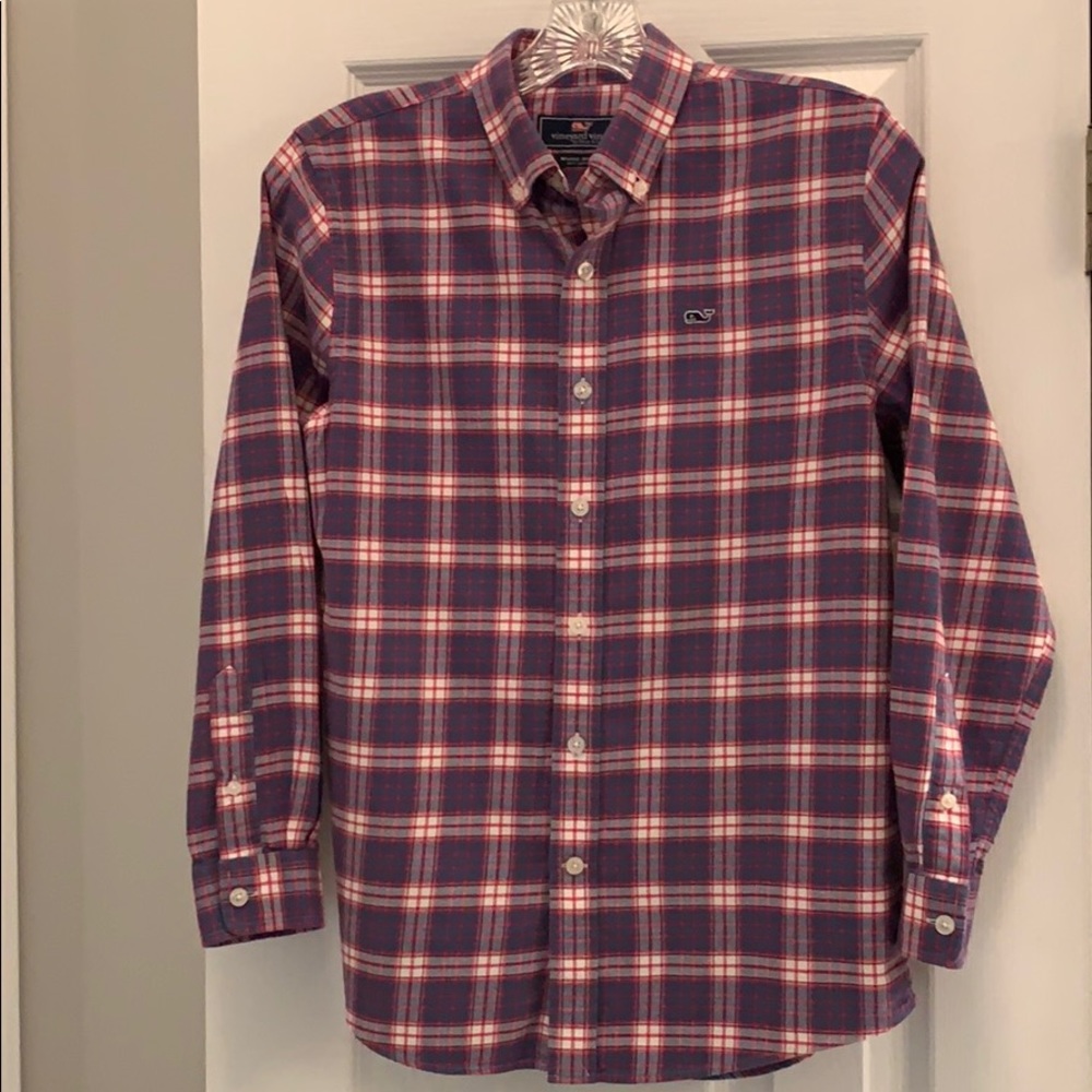 Boys Vineyard Vine Whale Shirt
